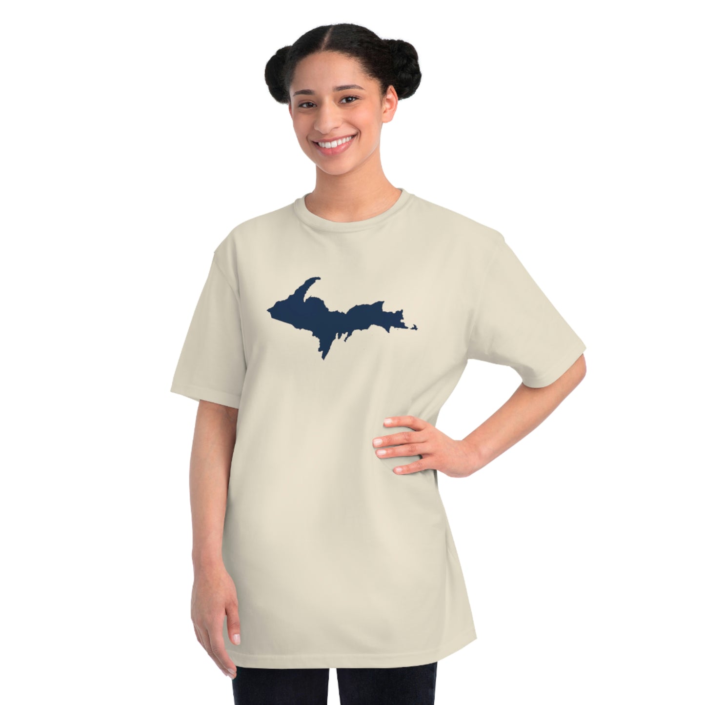 Michigan Upper Peninsula T-Shirt (w/ U.P. Outline) | Organic Unisex