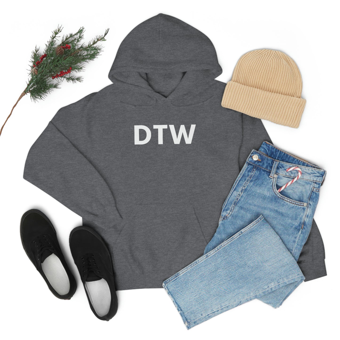 Detroit 'DTW' Hoodie | Unisex Standard