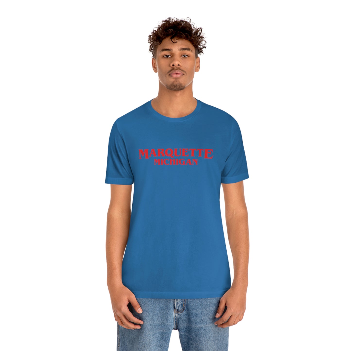 'Marquette Michigan' ' T-Shirt (1980s Drama Parody) | Unisex Standard Fit