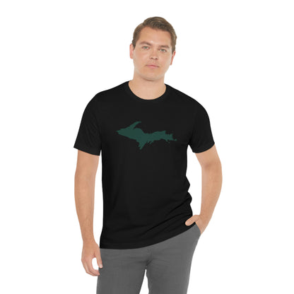 Michigan Upper Peninsula T-Shirt (w/ Green UP Outline) | Unisex Standard Fit