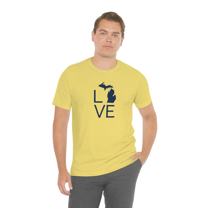 Michigan 'Love' T-Shirt (Thin Sans Font) | Unisex Standard Fit