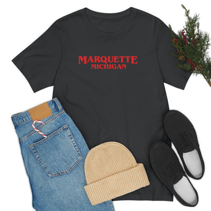 'Marquette Michigan' ' T-Shirt (1980s Drama Parody) | Unisex Standard Fit