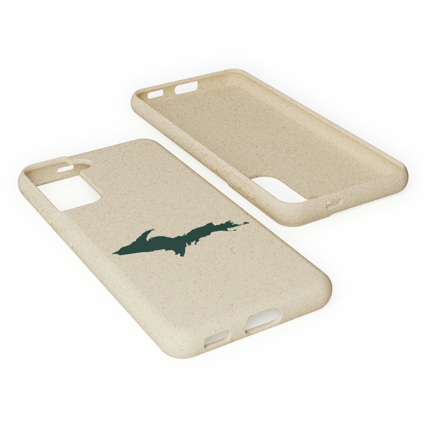 Michigan Upper Peninsula Biodegradable Phone Cases (w/ Green UP Outline) | Samsung Android