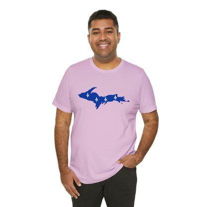 Michigan Upper Peninsula T-Shirt (w/ UP Quebec Flag Outline) | Unisex Standard Fit