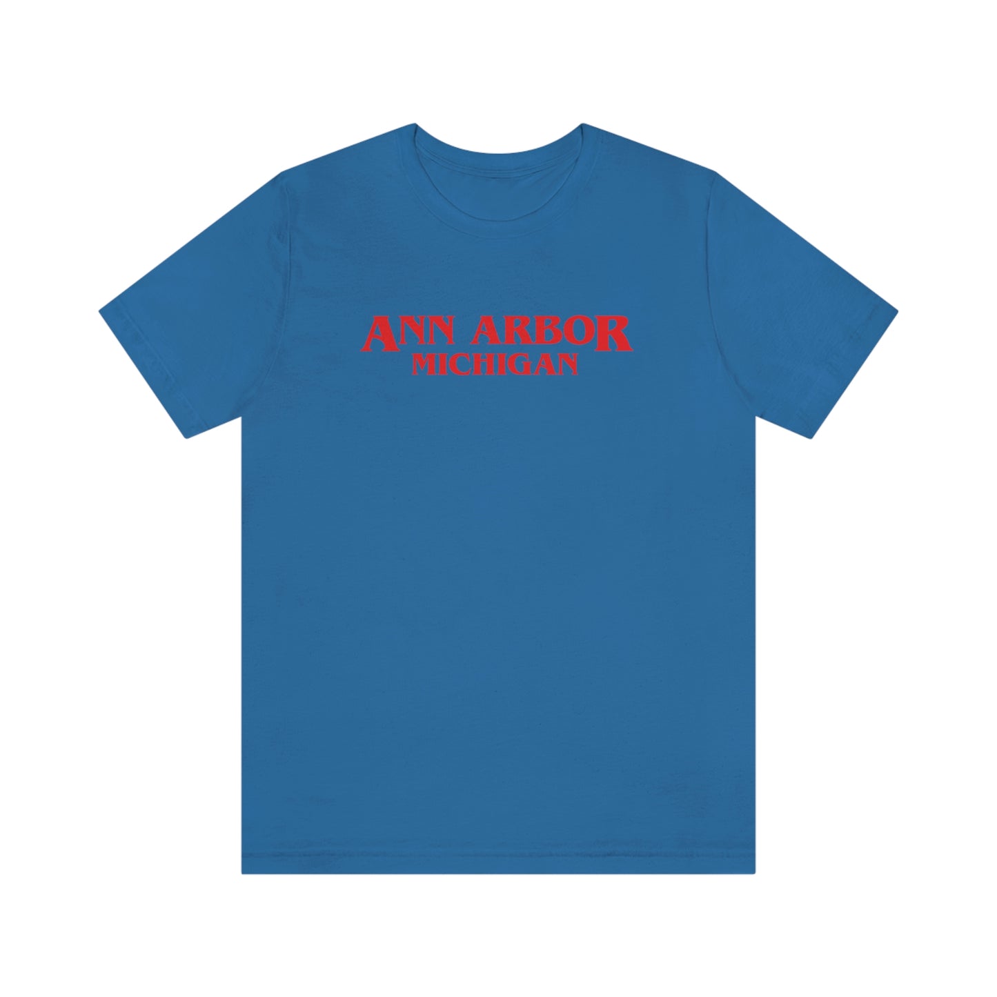 'Ann Arbor Michigan' ' T-Shirt (1980s Drama Parody) | Unisex Standard Fit