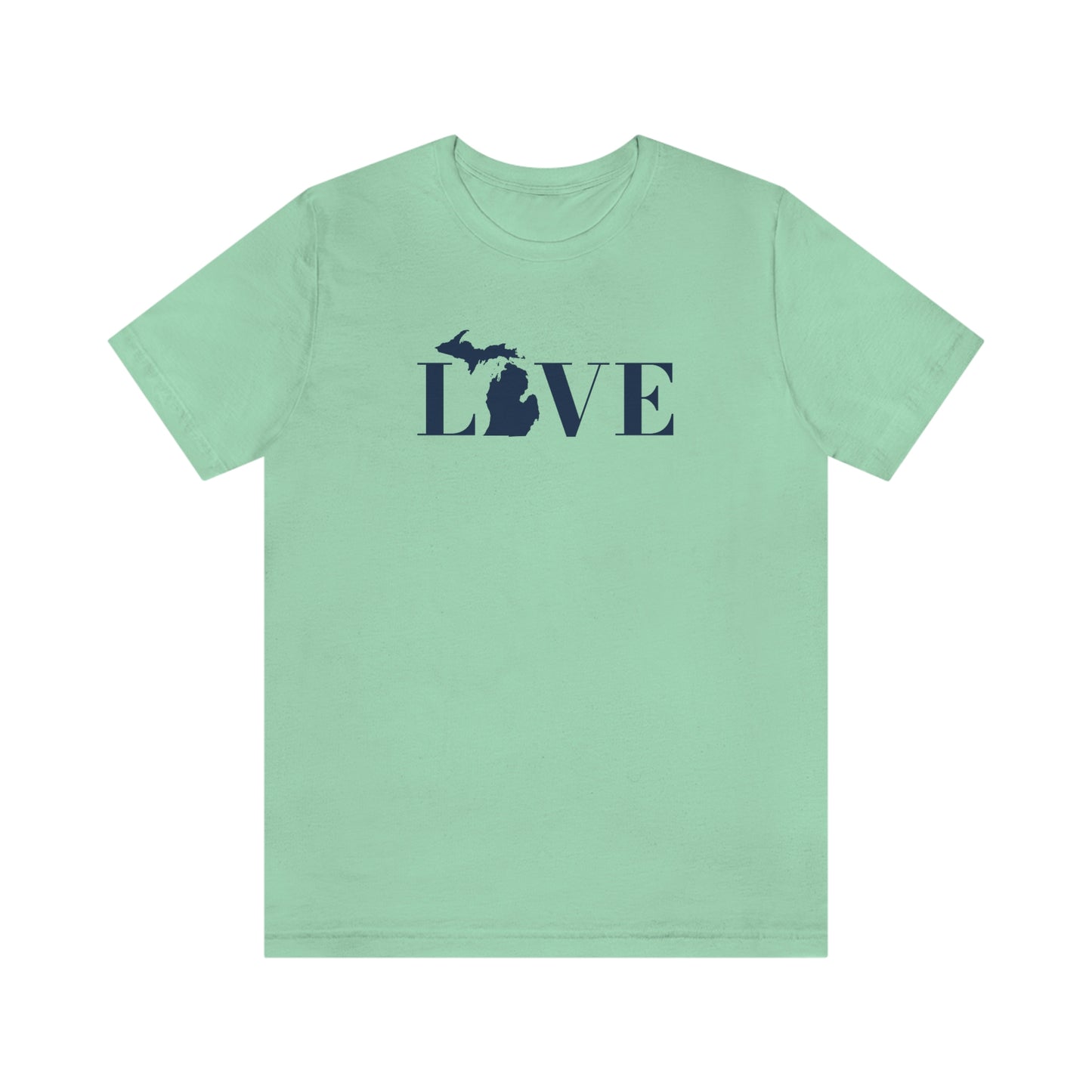 Michigan 'Love' T-Shirt (Didone Font) | Unisex Standard Fit