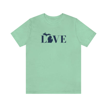 Michigan 'Love' T-Shirt (Didone Font) | Unisex Standard Fit