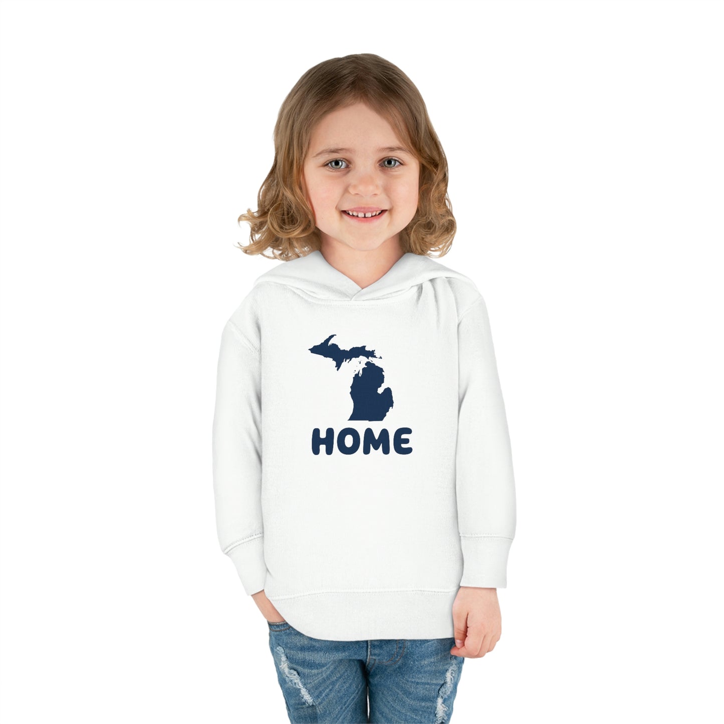 Michigan 'Home' Hoodie (Rounded Children's Font) | Unisex Toddler