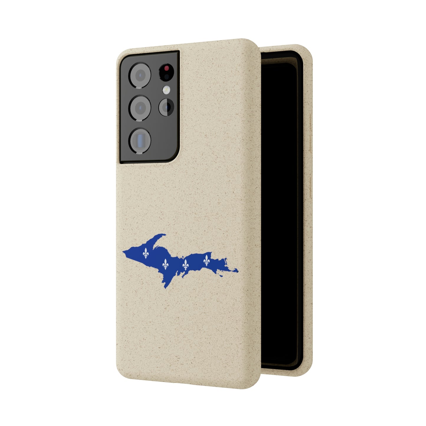 Michigan Upper Peninsula Biodegradable Phone Cases (w/ UP Quebec Flag Outline) | Samsung Android