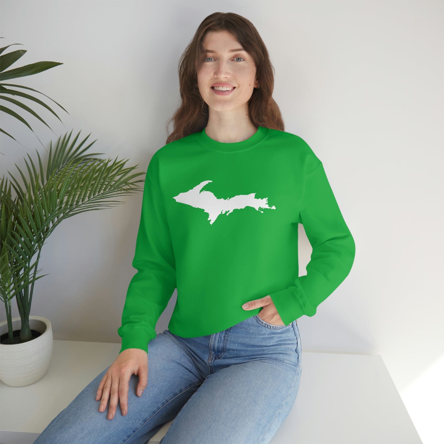 Michigan Upper Peninsula Sweatshirt (w/ UP Outline) | Unisex Standard