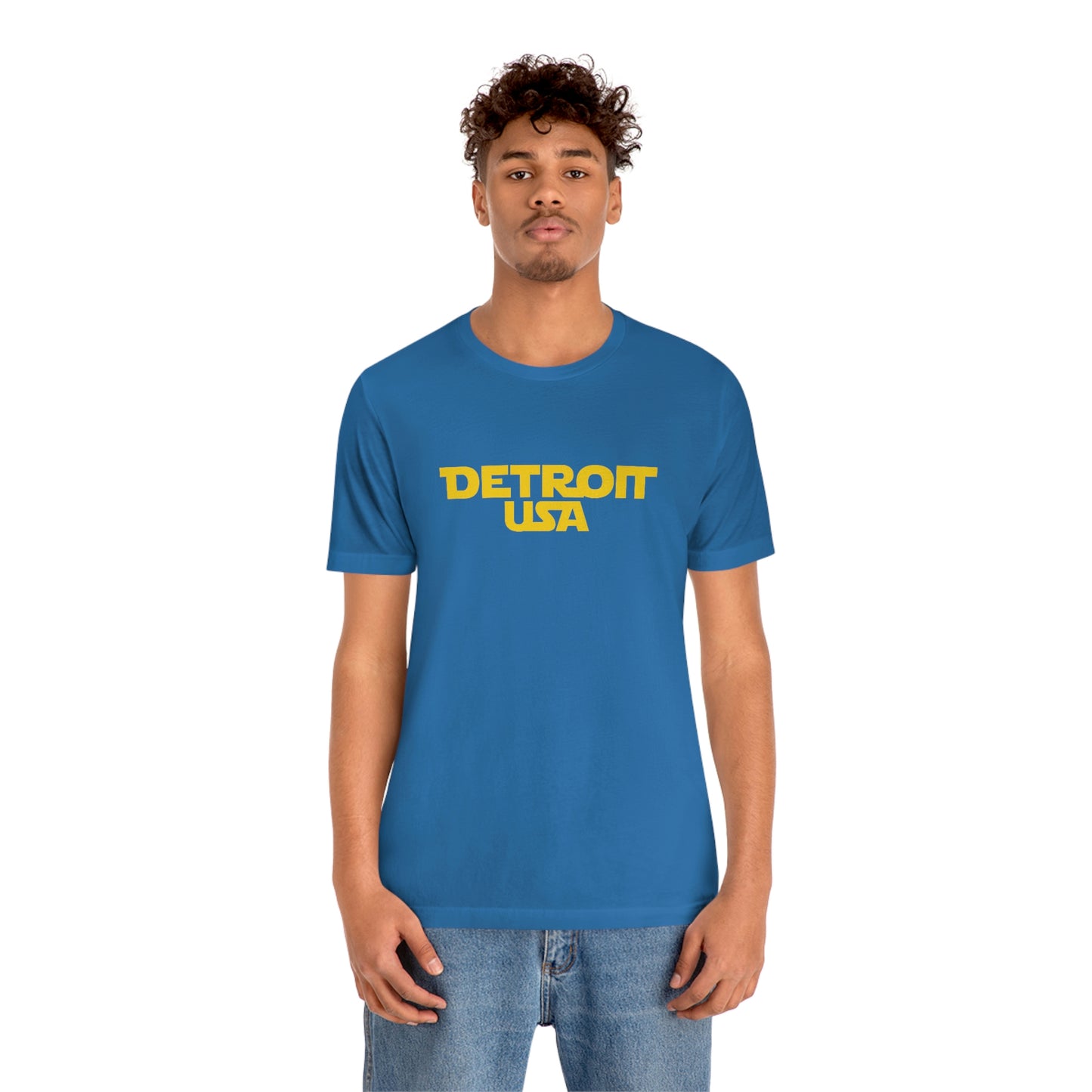 'Detroit USA' T-Shirt (1970s Epic Sci-Fi Parody) | Unisex Standard Fit