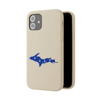 Michigan Upper Peninsula Biodegradable Phone Cases (w/ UP Quebec Flag Outline) | Apple iPhone