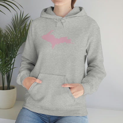 Michigan Upper Peninsula Hoodie (w/ Pink U.P. Outline) | Unisex Standard