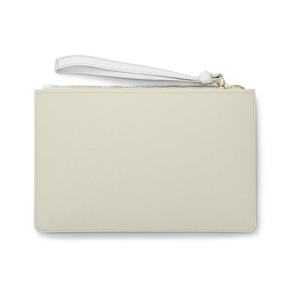 Michigan Upper Peninsula Clutch Bag (Ivory Color w/ Emerald UP Outline)