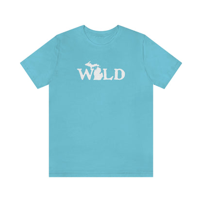 Michigan 'Wild' T-Shirt (Woodcut Font) | Unisex Standard Fit