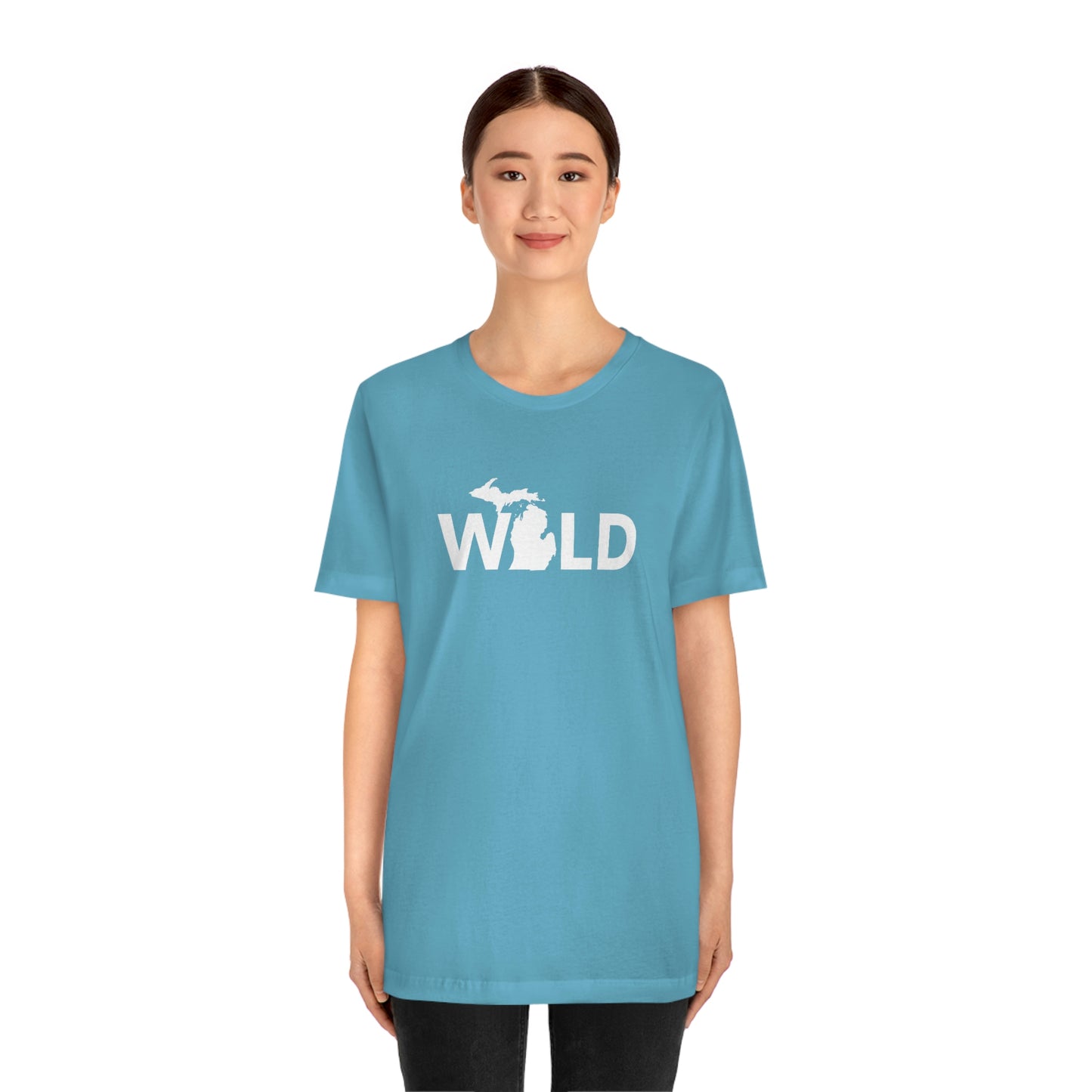 Michigan 'Wild' T-Shirt (Geometric Sans Font) | Unisex Standard Fit