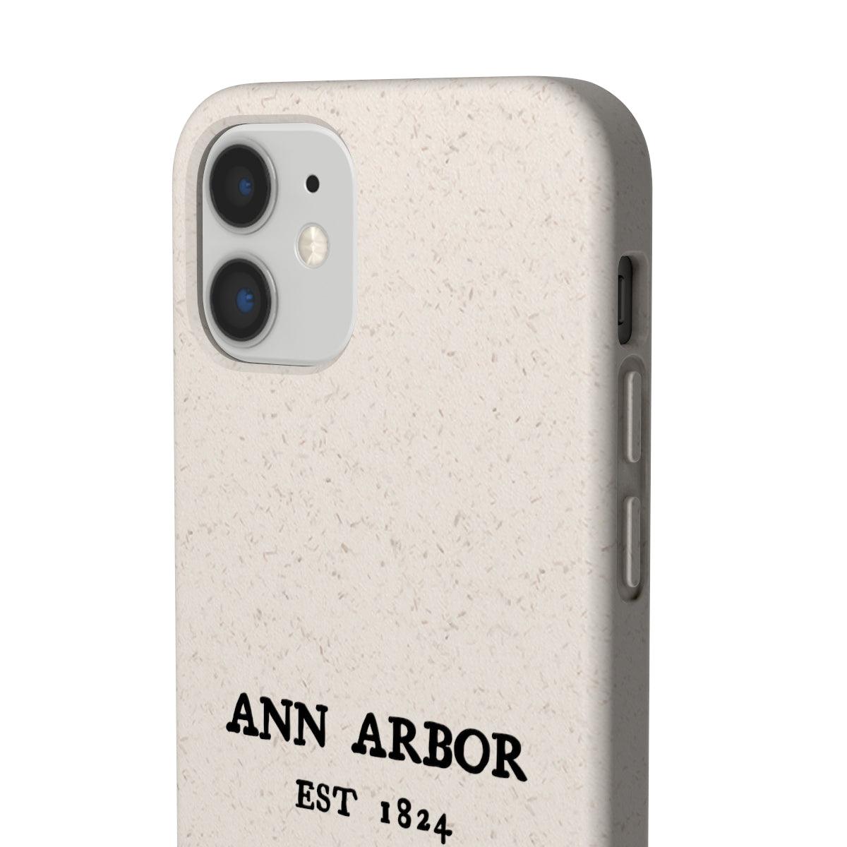 'Ann Arbor EST 1824' Phone Cases | Android & iPhone - Circumspice Michigan