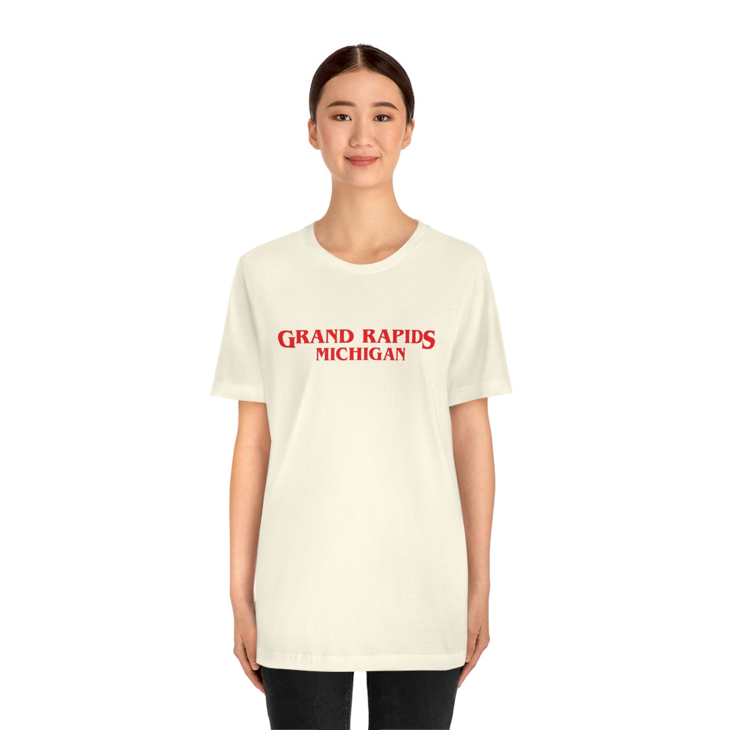 'Grand Rapids Michigan' ' T-Shirt (1980s Drama Parody) | Unisex Standard Fit