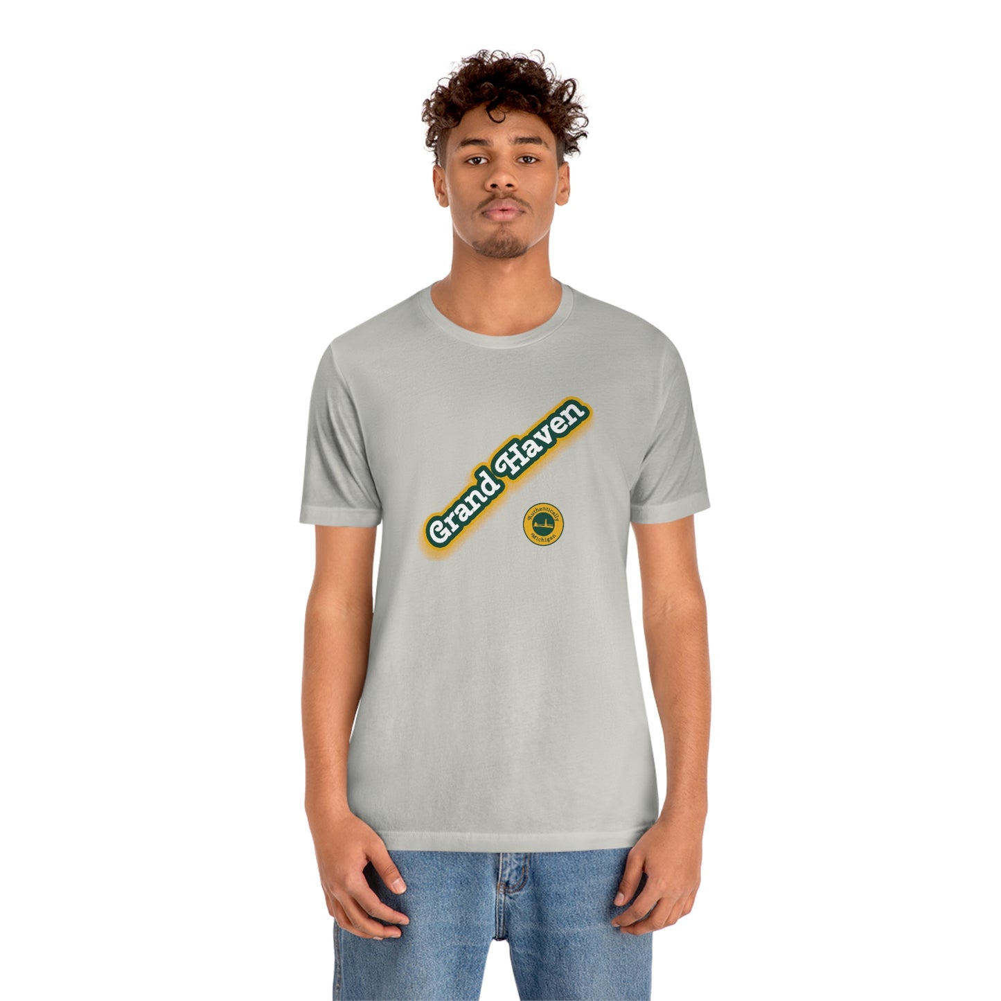 'Grand Haven - Authentically Michigan' Parody T-Shirt | Unisex Standard Fit