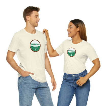 'Michigan Grown' T-Shirt (Agricultural Certification Parody) | Unisex Standard Fit