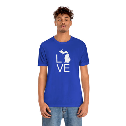 Michigan 'Love' T-Shirt (Thin Sans Font) | Unisex Standard Fit