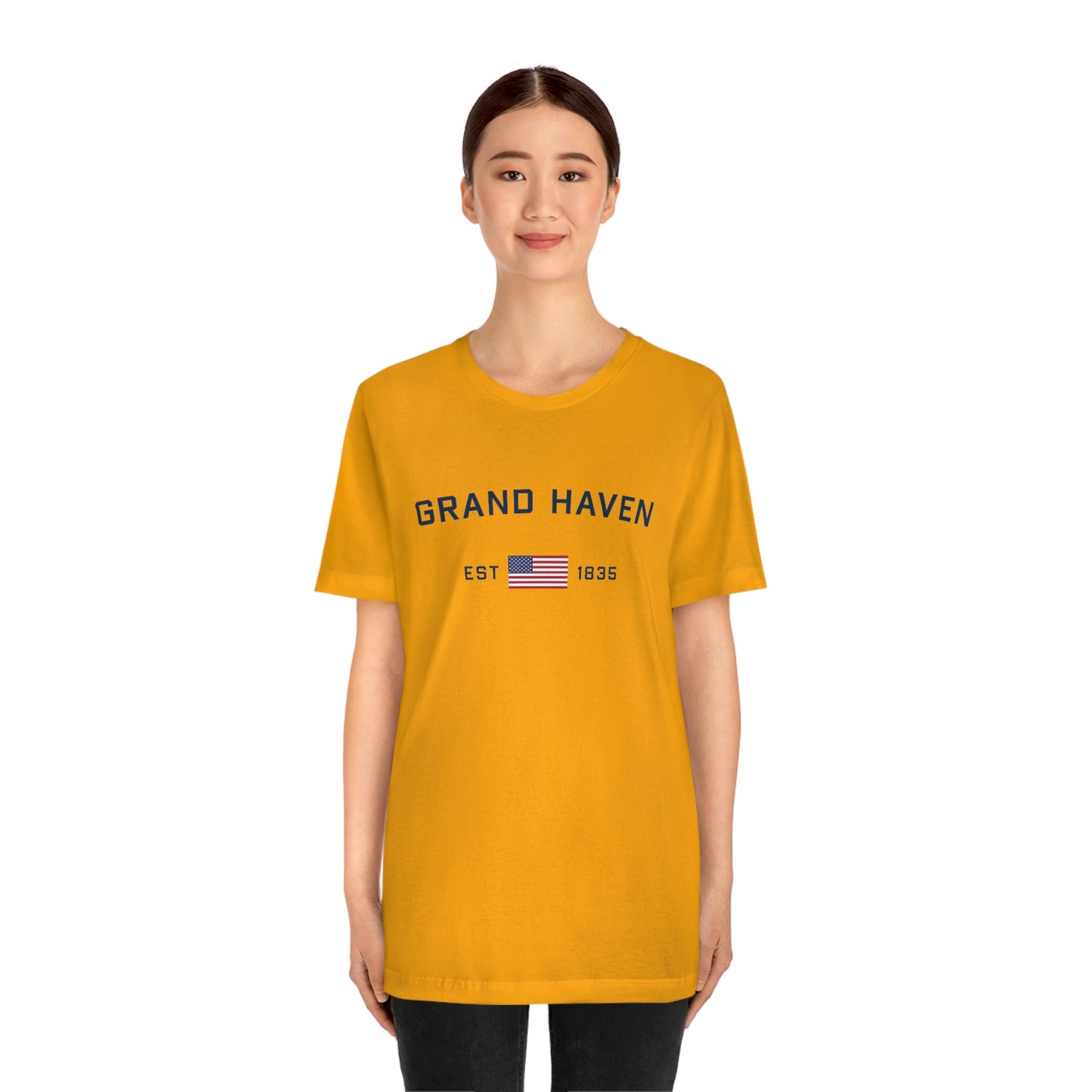 'Grand Haven EST 1835' T-Shirt | Unisex Standard Fit