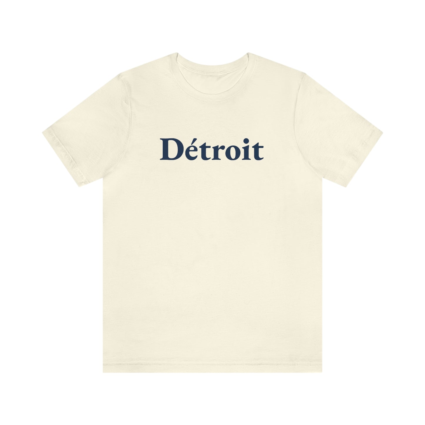 'Détroit' T-Shirt (Garamond Font) | Unisex Standard Fit