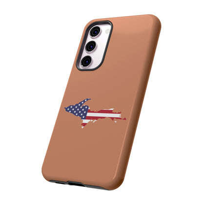 Michigan Upper Peninsula Tough Phone Case (Copper Patriot Edition) | Samsung & Pixel Android