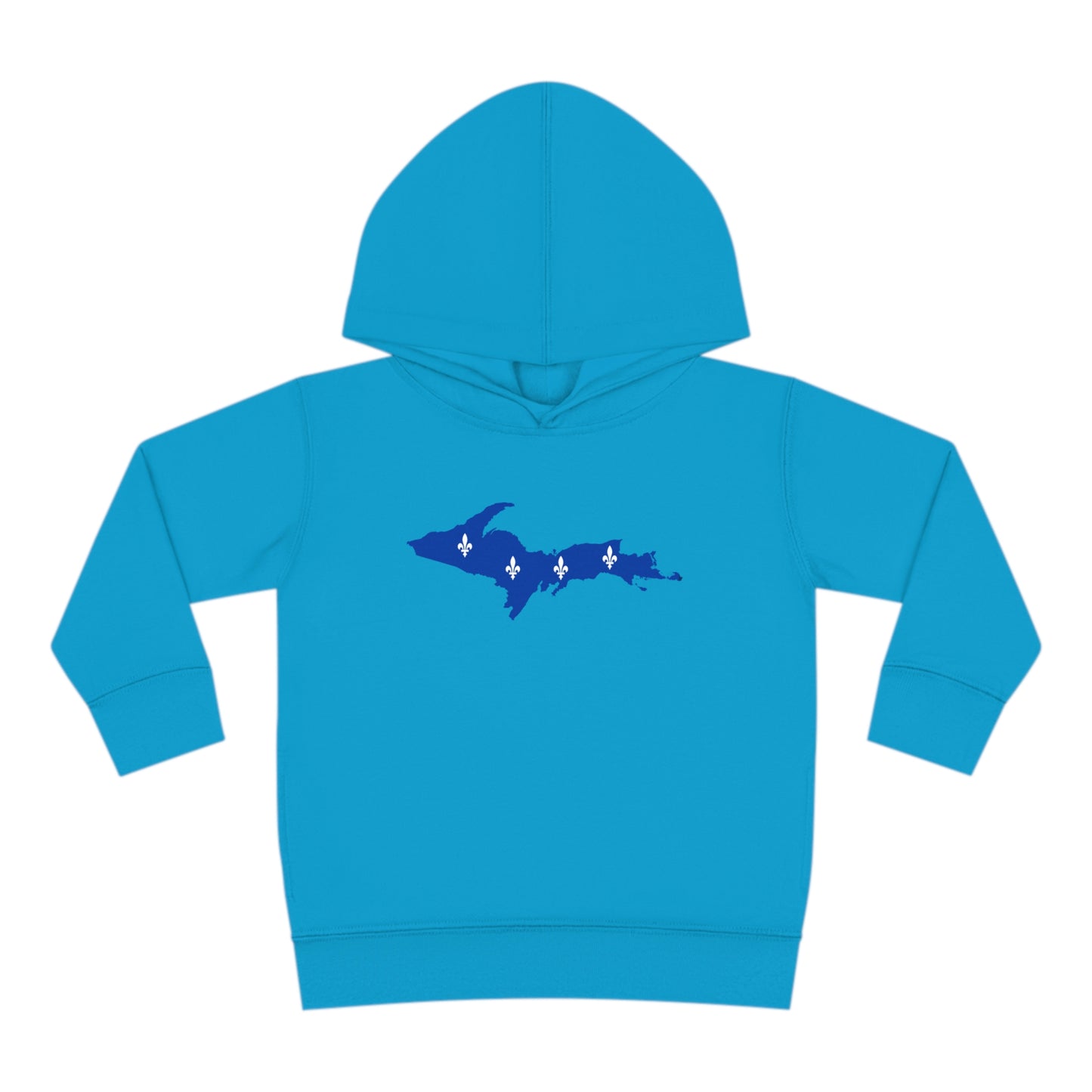 Michigan Upper Peninsula Hoodie (w/ UP Quebec Flag Outline) | Unisex Toddler