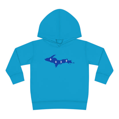 Michigan Upper Peninsula Hoodie (w/ UP Quebec Flag Outline) | Unisex Toddler