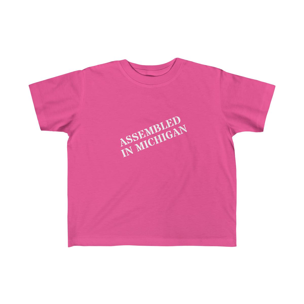 'Assembled in Michigan' T-Shirt | Toddler Short Sleeve - Circumspice Michigan