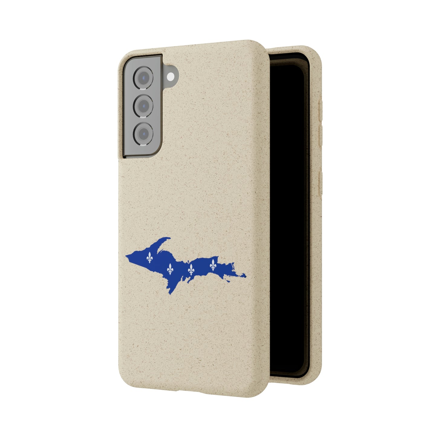 Michigan Upper Peninsula Biodegradable Phone Cases (w/ UP Quebec Flag Outline) | Samsung Android