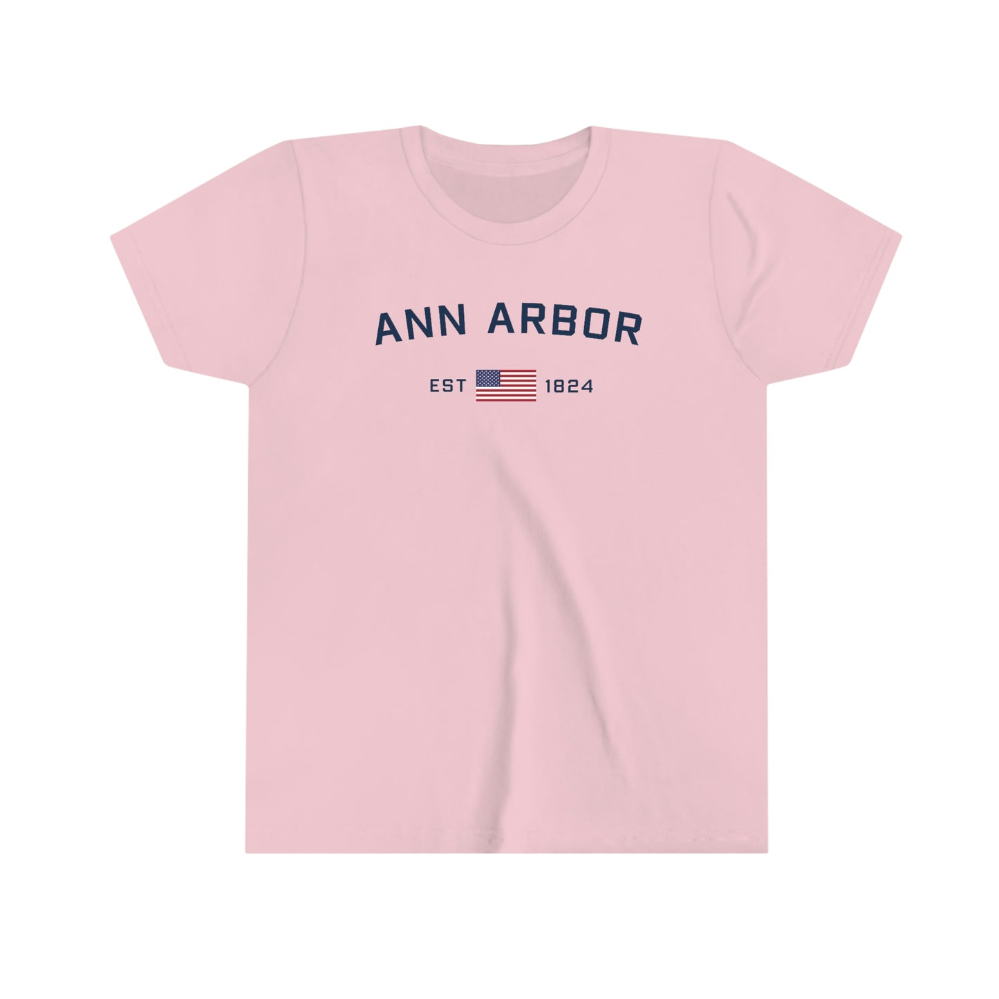 'Ann Arbor EST 1824' T-Shirt | Youth Short Sleeve