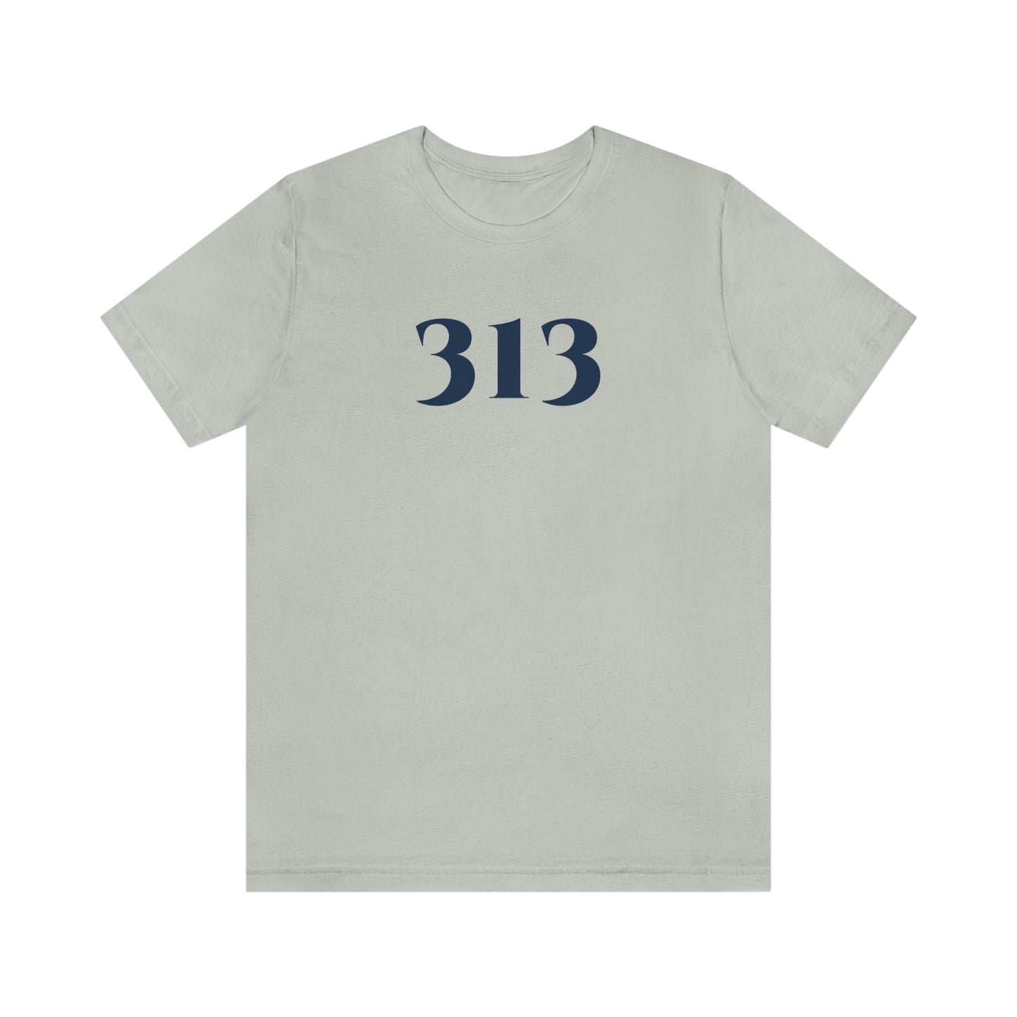 Detroit '313' T-Shirt (Roman Serif Font) | Unisex Standard Fit