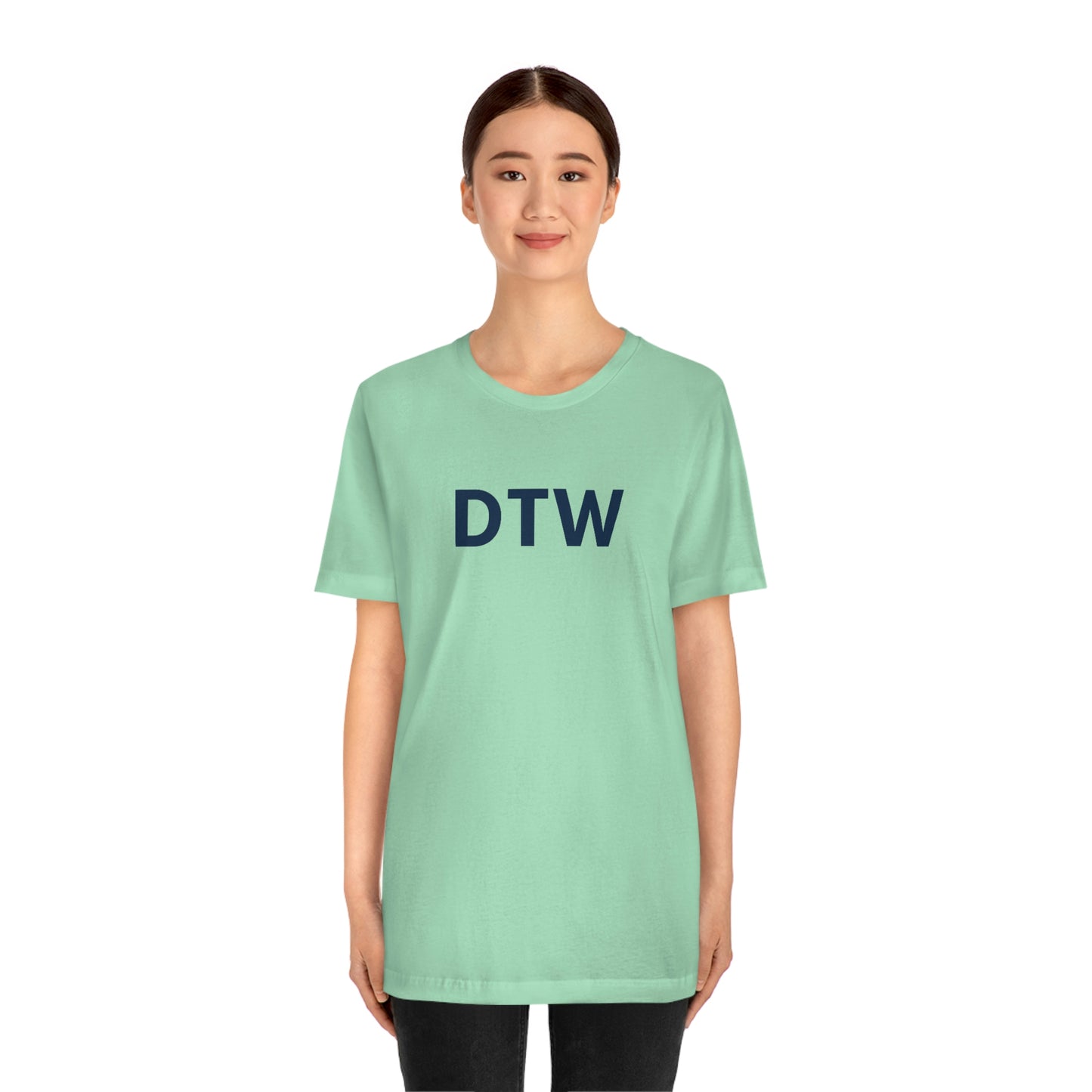 Detroit 'DTW' T-Shirt | Unisex Standard Fit