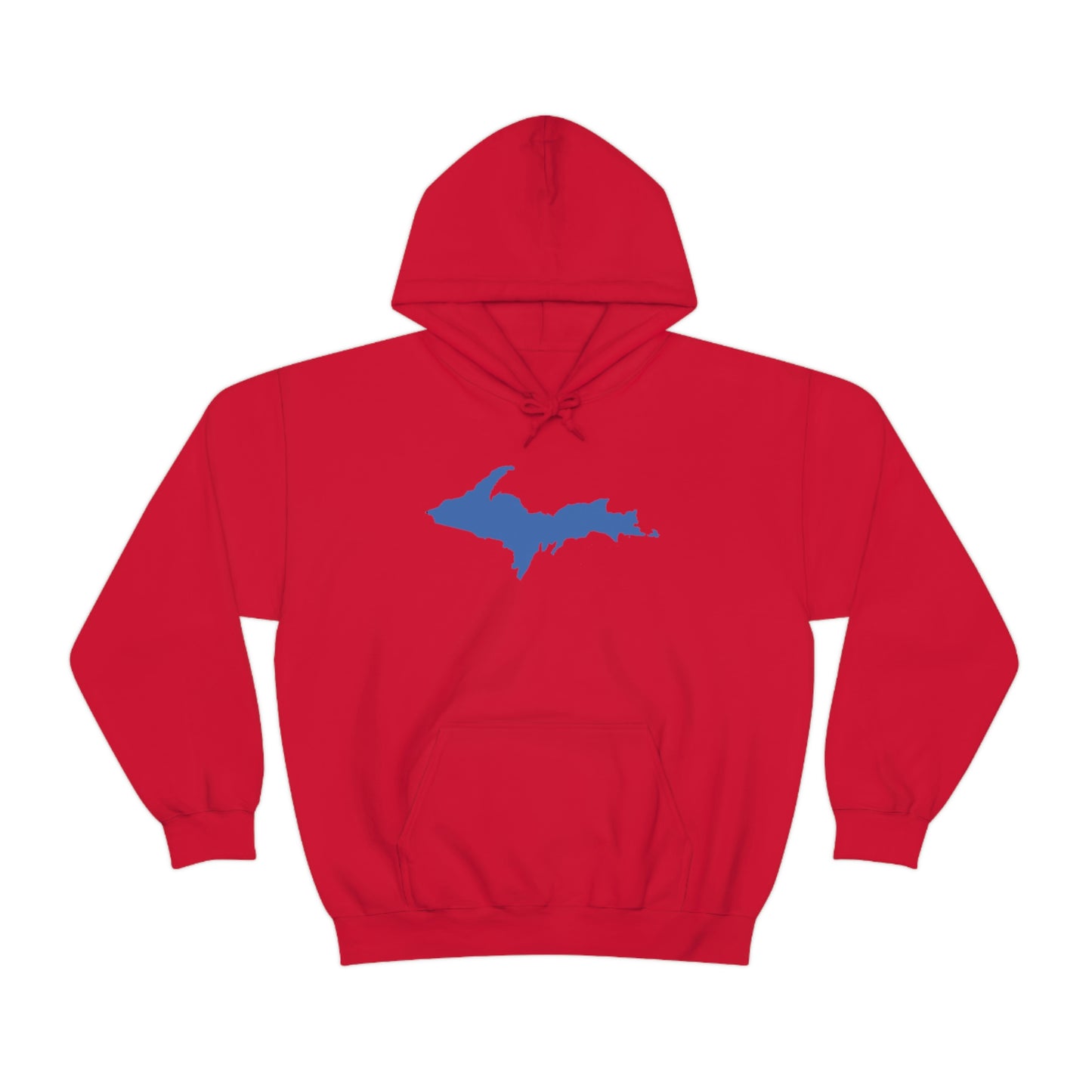 Michigan Upper Peninsula Hoodie (w/ Blue U.P. Outline) | Unisex Standard