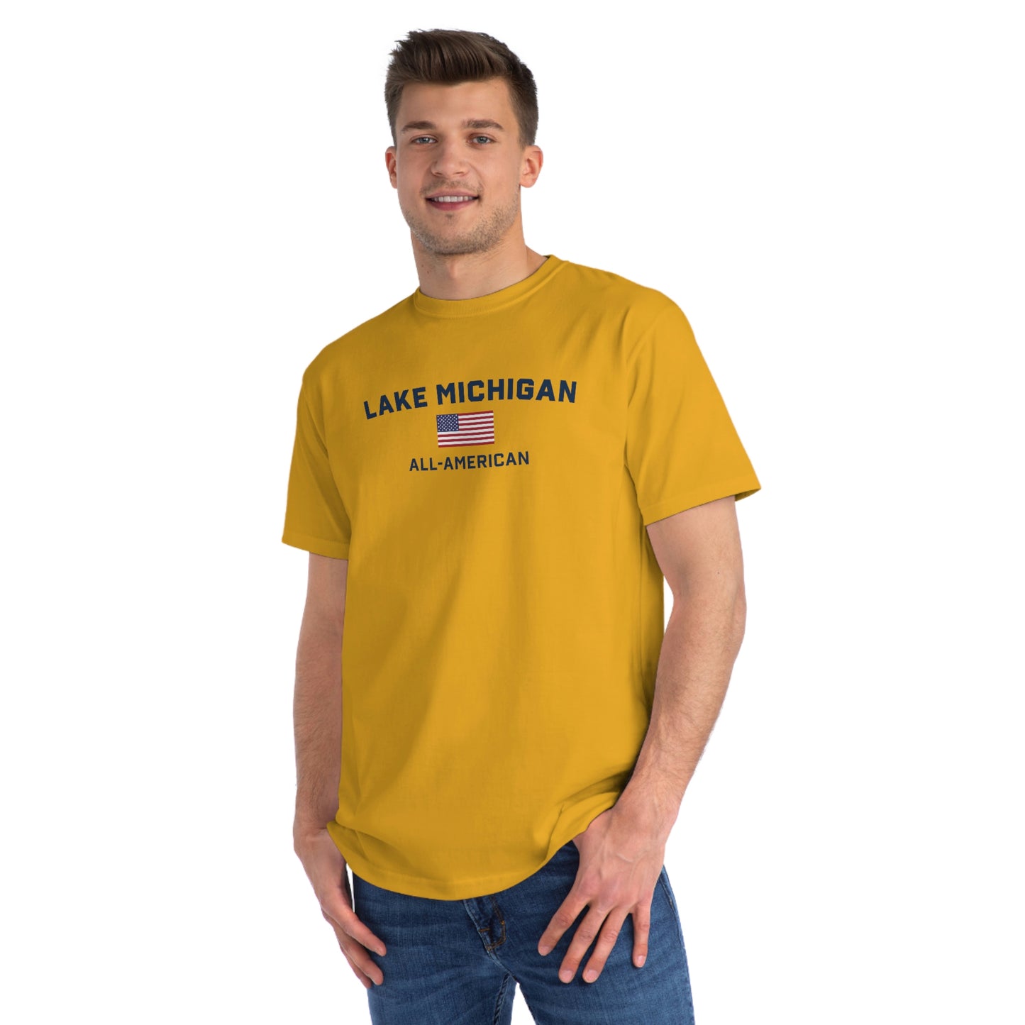 'Lake Michigan All-American' T-Shirt | Organic Unisex