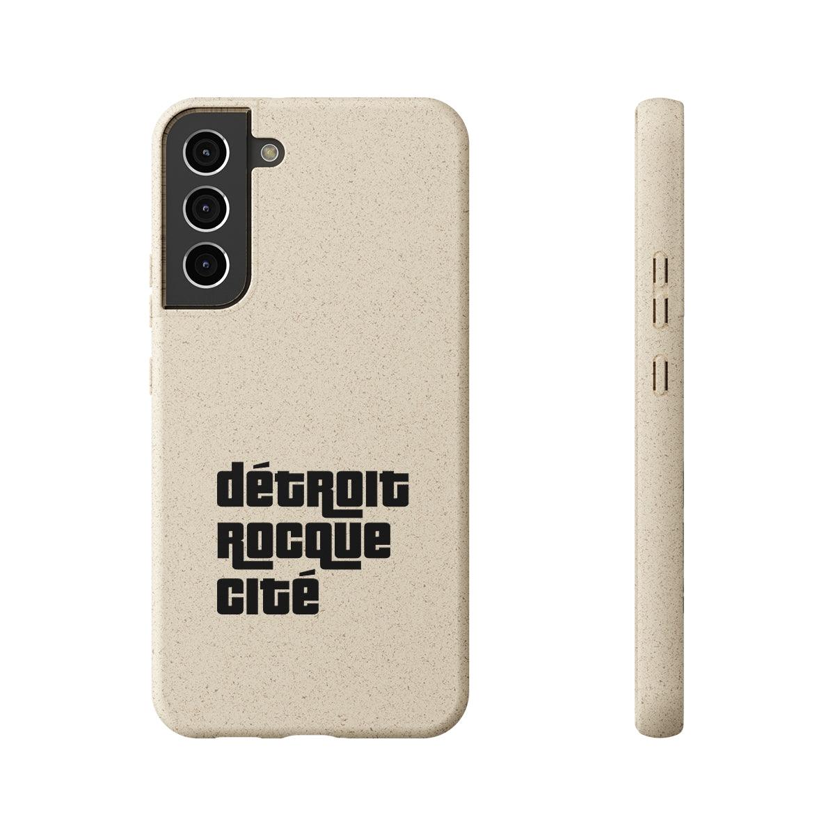 'Détroit Rocque Cité' Phone Cases (1970s Font) | Android & iPhone - Circumspice Michigan