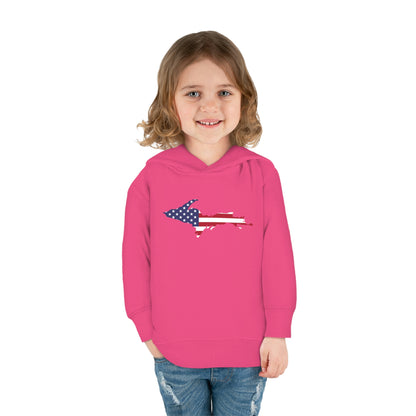 Michigan Upper Peninsula Hoodie (w/ UP USA Flag Outline) | Unisex Toddler