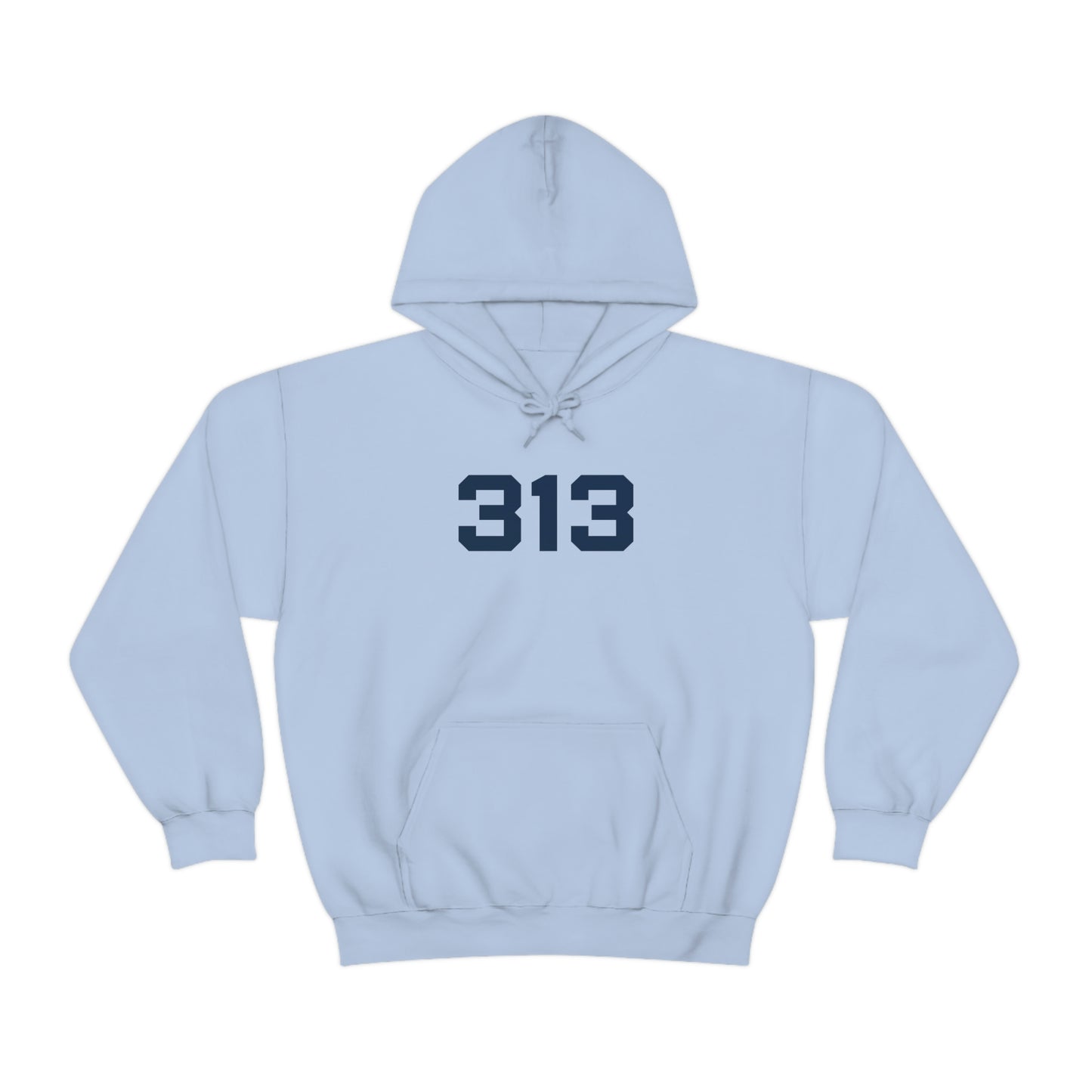 Detroit '313' Hoodie (Athletic Font) | Unisex Standard