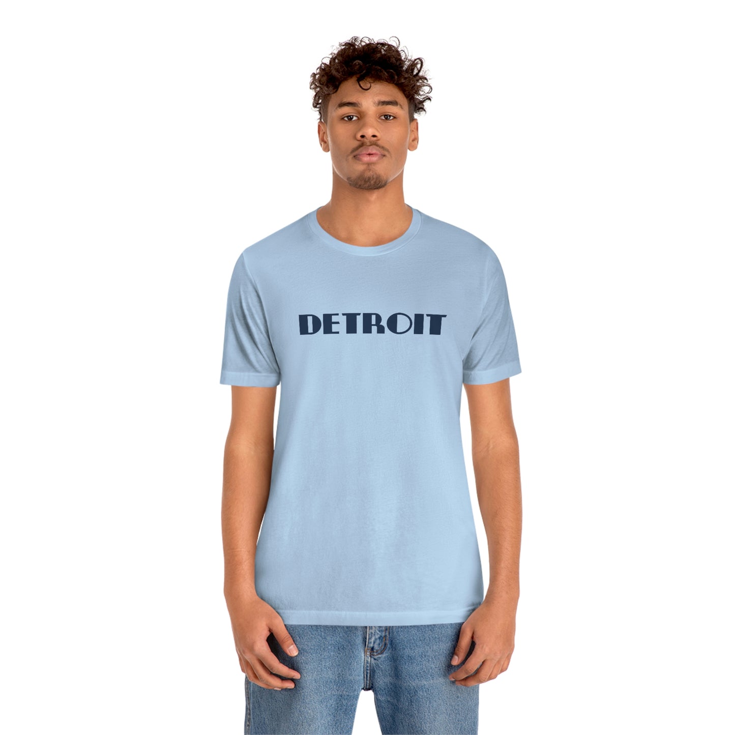 'Detroit' T-Shirt (Art Deco Font) | Unisex Standard Fit