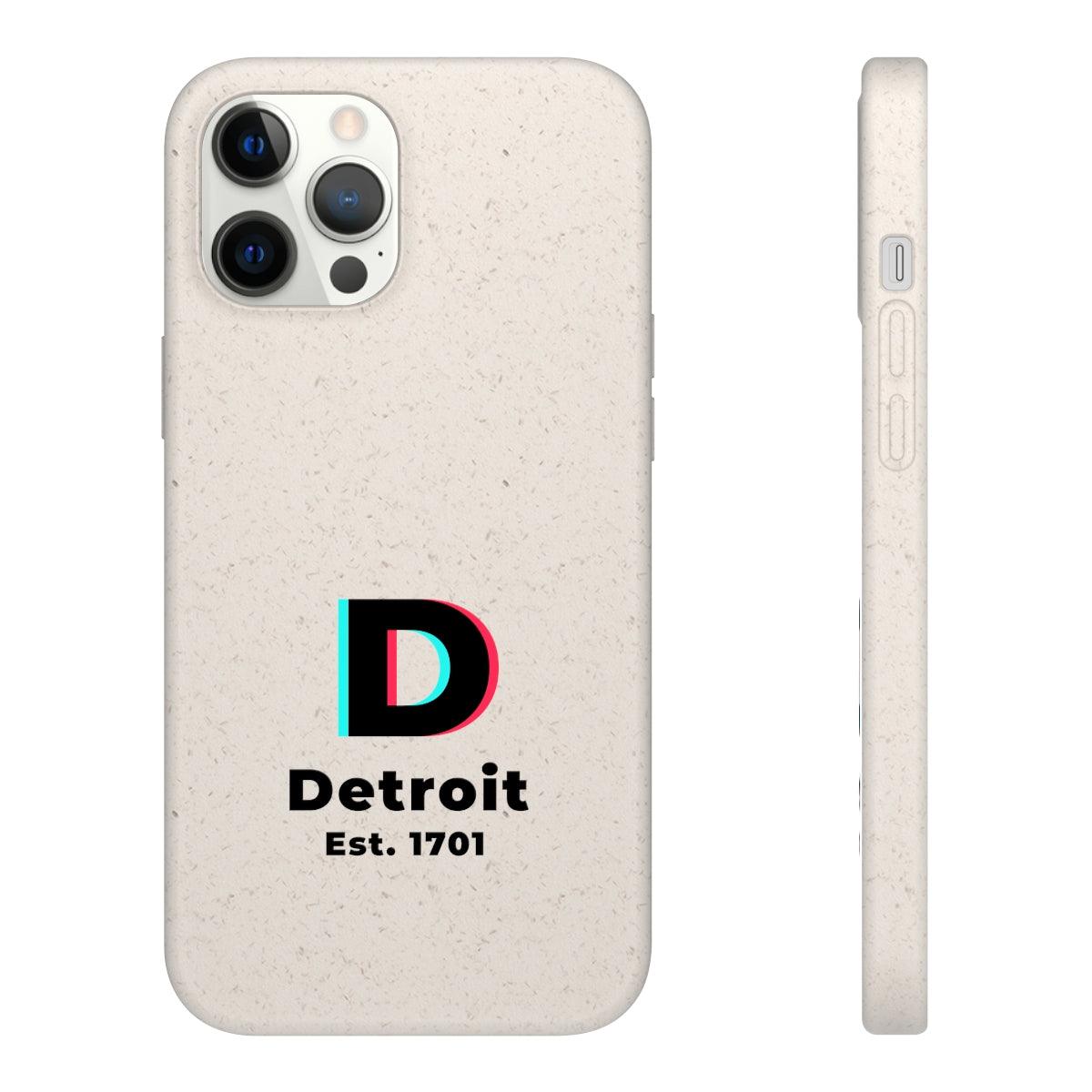 'Detroit Est. 1701' Phone Cases (Social Media Parody) | Android & iPhone - Circumspice Michigan