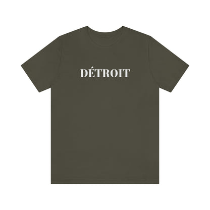 'Détroit' T-Shirt (Didone Font) | Unisex Standard Fit