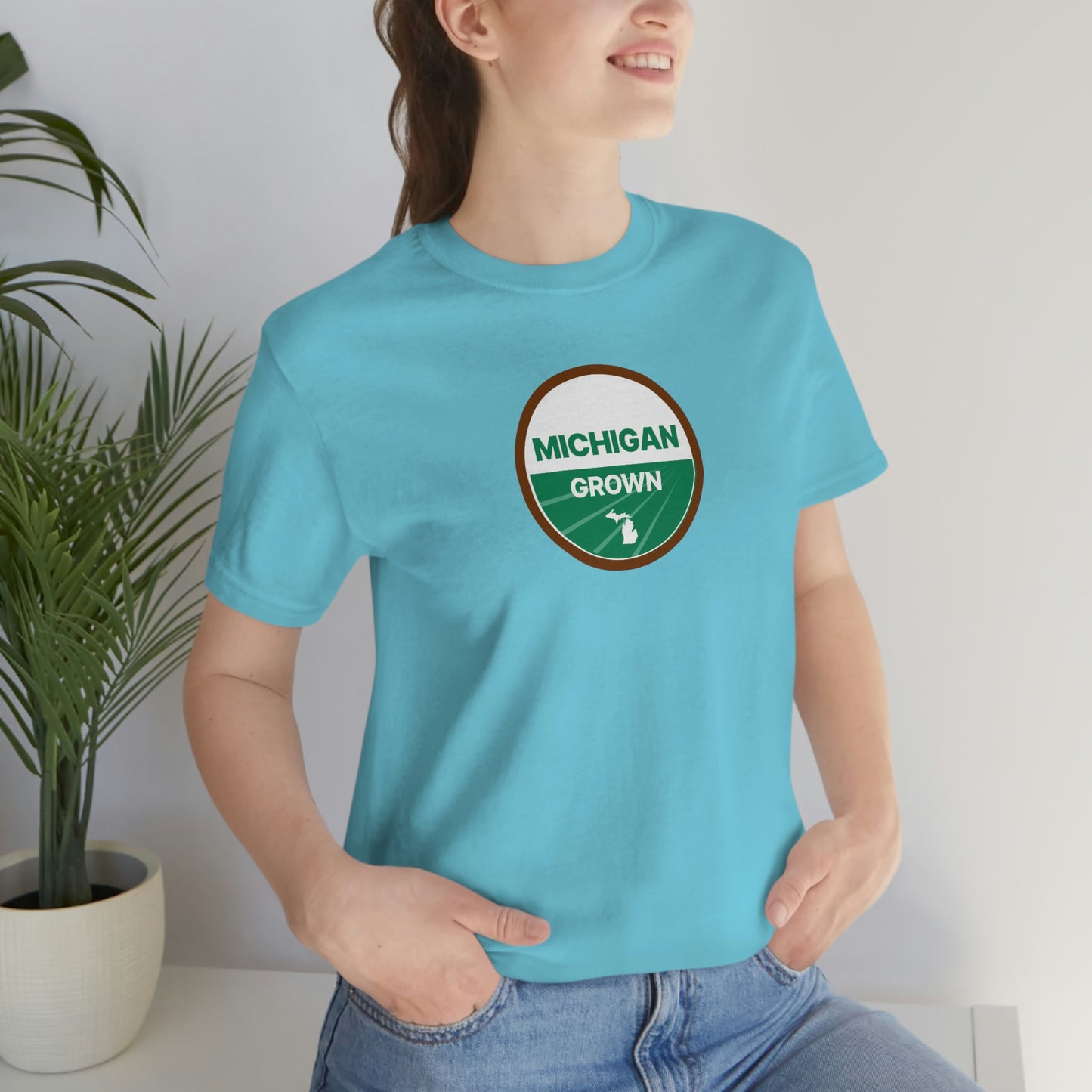 'Michigan Grown' T-Shirt (Agricultural Certification Parody) | Unisex Standard Fit