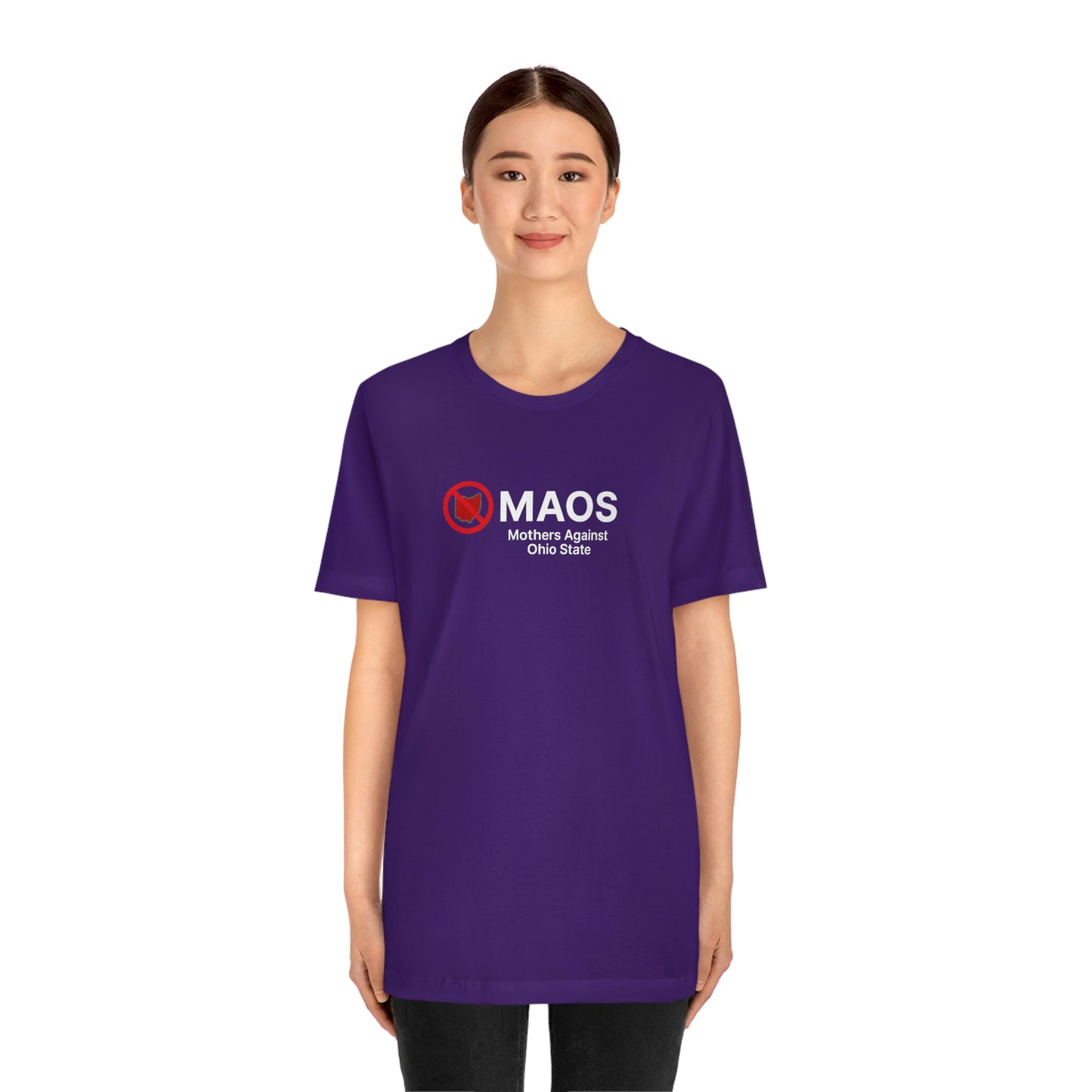 'MAOS Mothers Against Ohio State' T-Shirt | Unisex Standard Fit