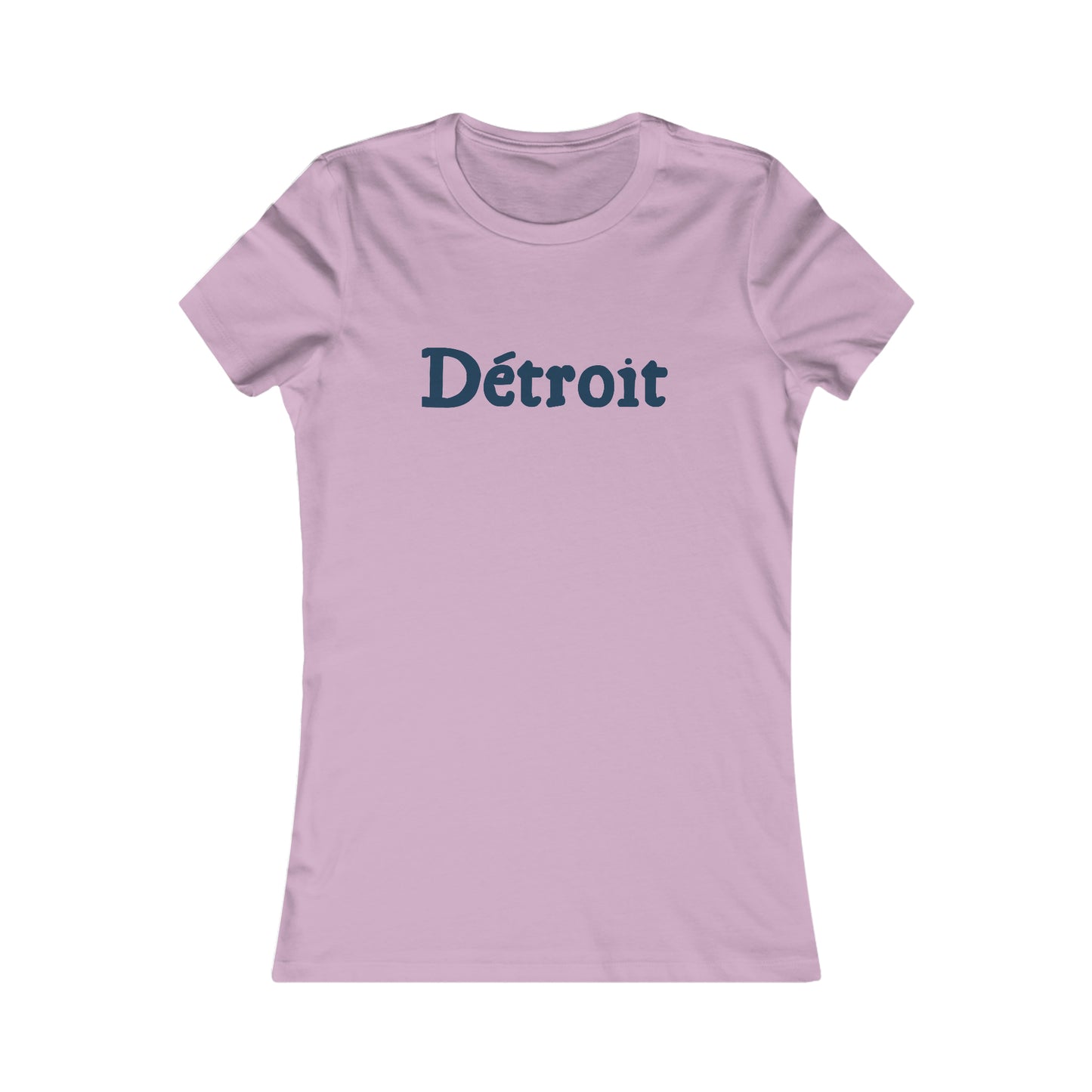 'Détroit' T-Shirt (Old French Font) | Women's Slim Fit