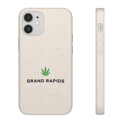 'Grand Rapids' Phone Cases (w/ Cannabis Leaf) | Android & iPhone - Circumspice Michigan