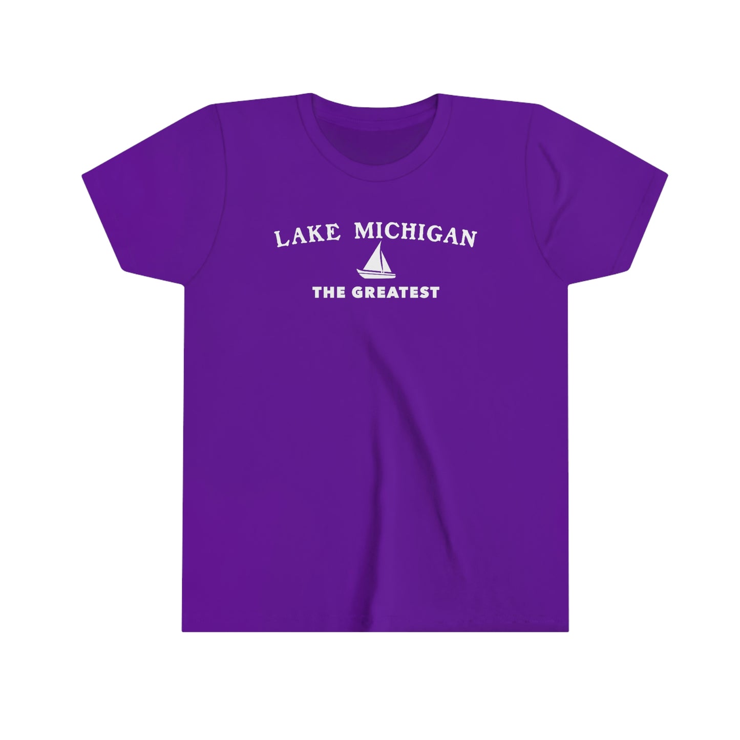 'Lake Michigan The Greatest' T-Shirt | Youth Short Sleeve