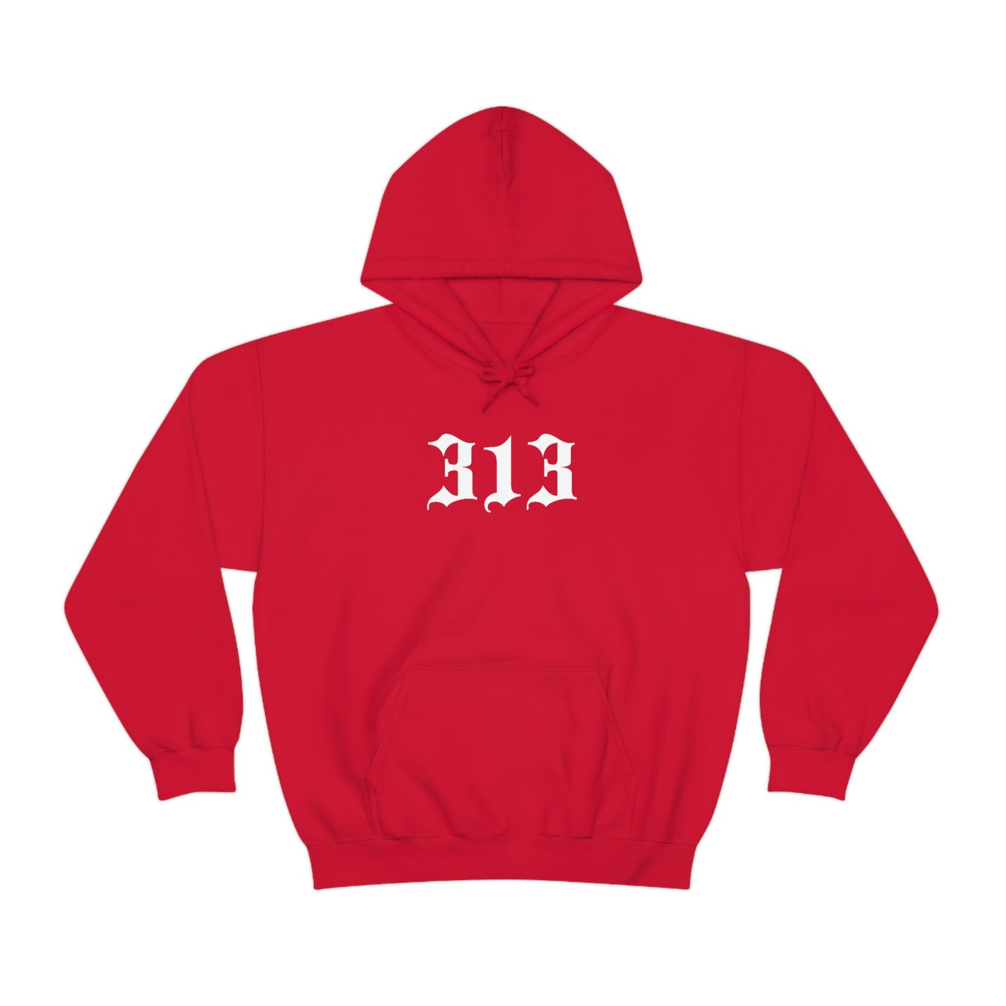 Detroit '313' Hoodie (Old English Font) | Unisex Standard