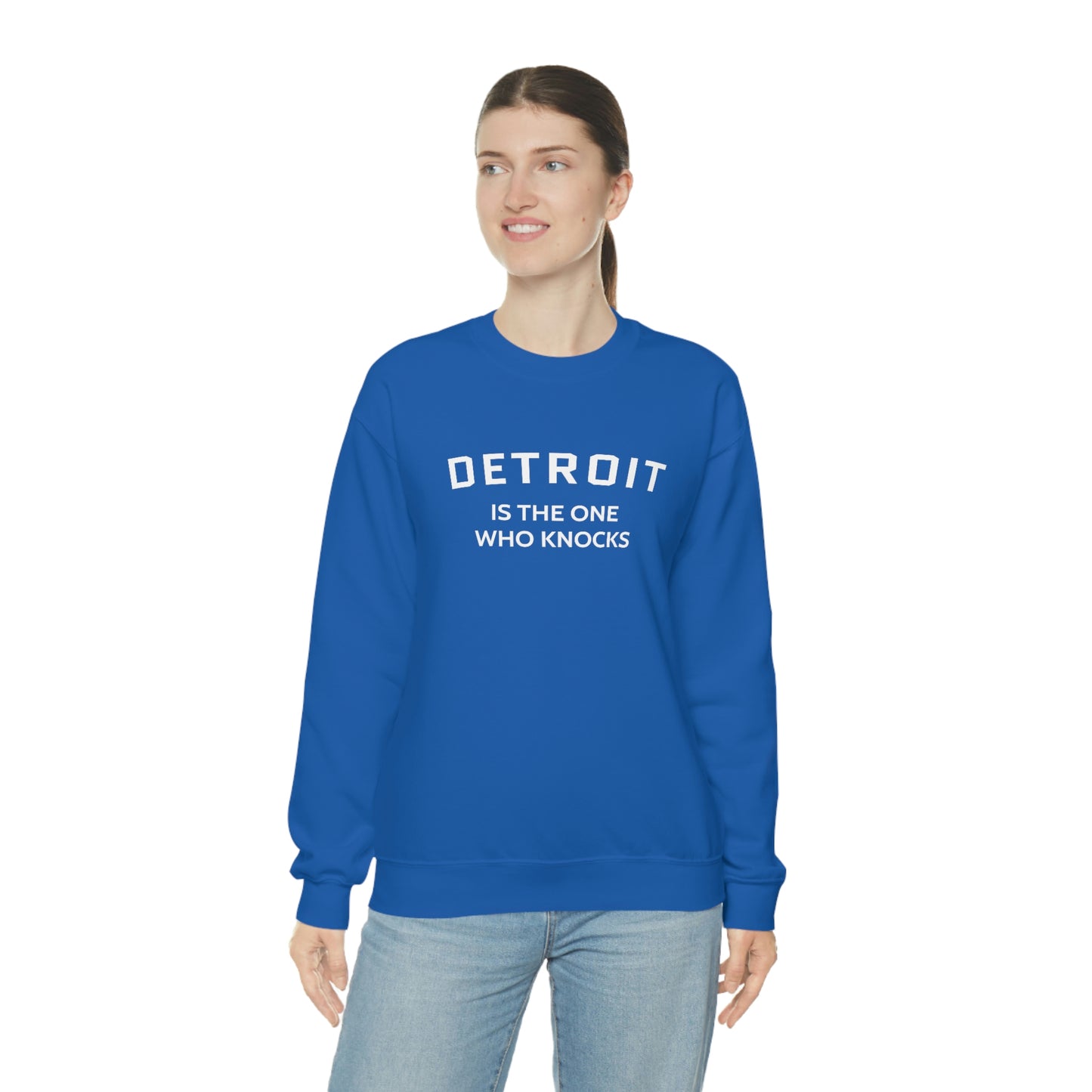 'Detroit is the One Who Knocks' Sweatshirt | Unisex Standard